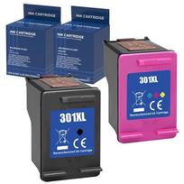 Replacement Ink Cartridge HP 301XL Black Color compatible Envy 4500 5530 DeskJet 1000 1510 2050 2540 3050 OfficeJet 2600 4630