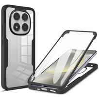 Case for Xiaomi Redmi Note 14 Pro Plus 5G - Shockproof Transparent Black Border - EFConnection®