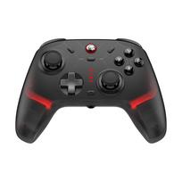 Belaidis žaidimų pultelis su Hall'o efekto vairasvirte - Suderinamas su Switch, PC, iPhone ir Android (Bluetooth/2.4G/Laidinis) No Charging Dock juoda