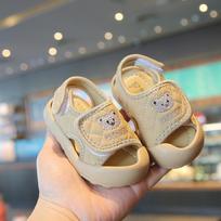sandaliasCartoon Baby Shoe2024Summer Infant Walking Sandals 0-3Year Soft Sole Kids Shoe Light Sandals Girl Casual Sport Shoe Boy 16  insole12.5cm