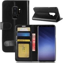Case - Samsung - Galaxy S9+ - PU Leather - Flip - Black - Shockproof juoda