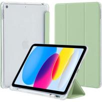 Case for iPad 11  / 10.9  - Shockproof Protection - Reinforced Silicone - Green - Pencil Holder žalia