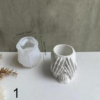 Kaukolės silikoninė forma, rankų darbo 3D kaukolės dervos formos, „pasidaryk pats“ amatų formos, skirtos aromaterapijai, „pasidaryk pats“ amatai, gėlės, kaukolės žvakių formos darbalaukio dekoravimui 1