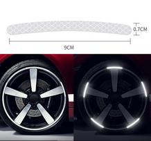 20PCS Motorcycle Car Rim Reflective Tape Outdoor Night Safety Accessories Set