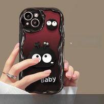 Tinka Apple 15promax mobiliojo telefono dėklui IPhone 14/13 Anglies rutulio lėlės dirželis 11/12 Silikoninis apsaugantis nuo kritimo Xs iPhone 15 brown