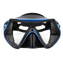 Silicone Adults Snorkeling Goggles Toughened Glass Large View Swimming Glasses Diving EquipmentBlue