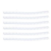 20Pcs Spiral Binding Coil Large Capacity Spine Comb 30 Holes 13mm Diameter Set Kit Blue