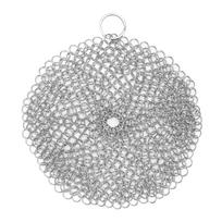 Stainless Steel Cast Iron Cleaner 316 Chain Mail Scrubber for Pre Seasoned Pan Ovens Waffle Pans