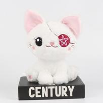 New Halloween Pirate Cats Plush Toys Cute Animals balta