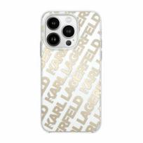 Karl Lagerfeld Klhcp15Lhkfoemd Iphone 15 Pro 6.1 Złoty/Gold Hardcase Iml Fullover Logo