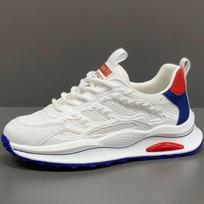One-piece mesh breathable men's shoes soft sole wear-resistant sports and leisure men's shoes student shoes running shoes 39