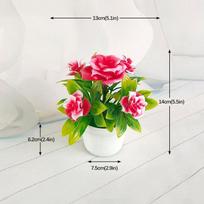 Mini Artificial Aloe Plants Bonsai Small Simulated Tree Pot Plants Fake Flowers Office Table Potted Ornaments Home Garden Decor