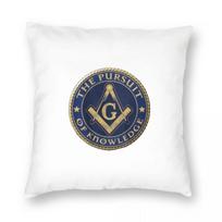 Masons The Pursuit Of Knowledge Pillowcase Printing Polyester Cushion Cover Decor Freemason Throw Pillow Case Cover Home Square 30x30cm smėlis