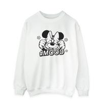 Disney Mens Minnie Mouse Mood Sweatshirt L balta