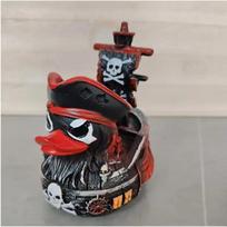Derva Piratų Laivo Antis Statulėlė Ornamentas, Piratų Laivo Ančių Figūrėlės Vidaus Jūrinės Tematikos Dekoras Miegamajam, Helovinas, Kalėdos, Velykos style A