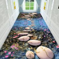 Europa koridoriaus kilimai Viešbučio ilgo praėjimo kilimas dekoratyvinis įėjimo / prieškambario neslystantis laiptų kilimas 80cm*100cm gray