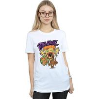 Scooby Doo Womens/Ladies Pizza Ghost Cotton Boyfriend T-Shirt XXL