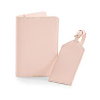Bagbase Boutique Passport Holder and Luggage Tag Set One Size