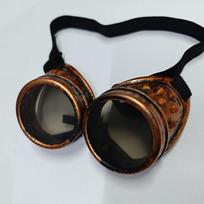 Halloween Party, Cosplay Costume Props, Steampunk Glasses, Retro Glasses, Party Decorations, Holiday Props One size brown