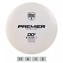 Diskgolfo diskas DISCMANIA Distance Driver Q-LINE PREMIER DD1 White