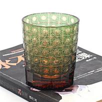 Edo Kiriko Crystal Whiskey Glass beige