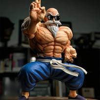 Naujausia Anime Dragon Ball figūrėlė Master Roshi veiksmo figūrėlė Raumenų stiprinimo forma Žaislai Dovanos PVC modelis Kolekcionuojamas brown