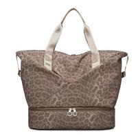 Travel Bag Duffel Bag Leopard Print Large Capacity Fitness Sports Bag kava