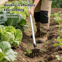 Weed Puller Tool Remover Heavy Duty Manual Versatile Weeder Garden Hoe for Weeding Driveway