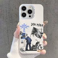 Don Toliver Hardstone Psycho Case For iPhone 17,16,15,14,13,12,11,Pro,XS,Max,Plus,Mini,SE White Candy Matte Shockproof Cover iPhone13