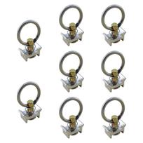 Heavy Duty L Track Single Stud Fitting Steel Secure Tie Down O Rings for Cargo Control System in RV SUV Trailers and Trucks sidabras