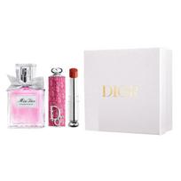 Dior Miss Dior Blooming Bouquet Eau de Toilette With Dior Addict Lipstick Set Miss Dior 30ml+Lip Case+ #740 Refill
