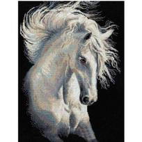 Pilnas 5D „pasidaryk pats“ deimantinis paveikslas, mozaikinis gyvūnų arklių siuvinėjimas kryželiu namų dekoras, rankų darbo dovana 25x30cm gray