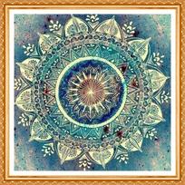 5D „pasidaryk pats“ deimantinis piešimas kryželiu „Mandala“ namų dekoras, pilnas cirkonio intarpas, deimantinis siuvinėjimas 20X30CM gray
