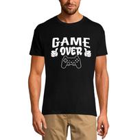 Men's Humor T-Shirt Game Over - End Game - Gamer Things - Casual Apparel XS juoda