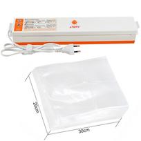 Mini automatinis vakuuminis sandariklis, saugomas maisto taupymo mašinos sandarinimo mašinos konteineris 100 vnt 20 * 30 cm vakuuminiai maišeliai white