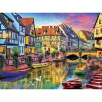 5D Deimantinė tapyba Peizažas Miestas Mozaika Kryželiu Architektūra Kraštovaizdis Deimantinė mozaika Animacinis filmas Namų dekoras Dovana Full Round 20x25CM