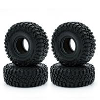 RC vikšrinės guminės padangos RC automobilių padangos 4 vnt. 1/10 TRX4 Axial SCX10 90046 SCX10 III keitimas juoda