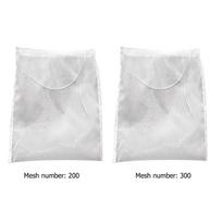 20X30cm Nut Milk Bag Reusable Almond Milk Bag Strainer Fine Mesh Nylon Cheesecloth Cold Brew Coffee Filter mesh number 200