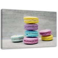 Canvas print, Colourful burgers 60x40 įvairiaspalvis