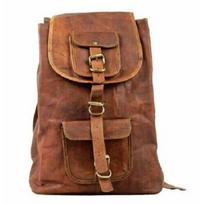 Retro Odinis Krepšys Kuprinė Kuprinė Nešiojamam kompiuteriui Natūralus Unisex Vintažinis Kelioninis Krepšys 18X9X8 ruda