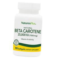 Natūralus beta karotinas, natūralus beta karotinas 25000, Nature's Plus 90 gelio dangteliai (72375019) 90softgels