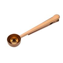 Coffee Spoon Grinding Coffee Process Measuring Spoon Food Bag Clip Sealed Bag One Size auksas