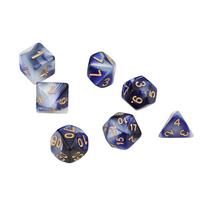 Ramidos 7 vnt. / rinkinys TRPG žaidimas Dungeons Dragons Polyhedral D4-D20 daugiapusis akrilo kauliukas One Size gray