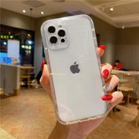 Iphone 13 skaidrus silikoninis telefono dėklas Iphone 14 12 11 13 Pro Max Xr Xs Max X 14plus skaidrus minkštas smūgiams atsparus galinis dangtelis For iPhone 13Pro Max black