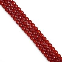 4-14mm 28-92vnt Natūralaus Raudonojo Agato Apvalūs Akmens Karoliukai Papuošalų Gamybai PASIDARYK PATS Apyrankė Vėrinys 6mm 62pcs raudona