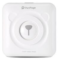 „PeriPage 304DPI“ belaidis „Bluetooth Mini“ nešiojamasis terminis spausdintuvas, kišeninis nuotraukų etikečių lipdukų aparatas balta