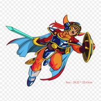 Hero Dragon Quest 1 Dragon Quest Heroes The World Tree Iron on Heat Transfer Printing Vinyl Patches Sticker for Clothes DIY Appliques Washable Patches