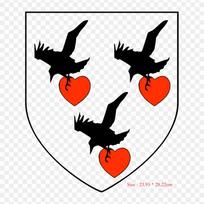 House Corbray A Song Of Ice And Fire House Arryn Iron on Heat Transfer Printing Vinyl Patches Sticker for Clothes DIY Appliques Washable Patches white