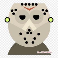 Friday The 13Th The Game Jason Voorhees Iron on Heat Transfer Printing Vinyl Patches Sticker for Clothes DIY Appliques Washable Patches