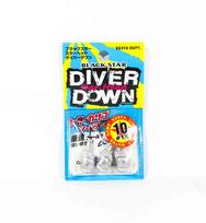 Xesta Jig Head Black Star Head Diver Down 10 gramų kabliukas Dydis 1/0 (0841)